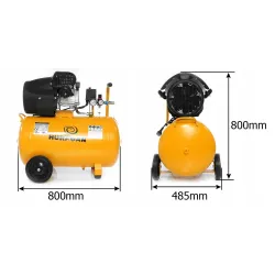 Kompresor olejowy huragan 100l 10bar 530l/min