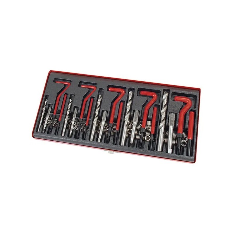 Zestaw do naprawy gwintów m5-m12 gwintowniki 131el