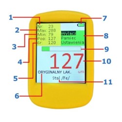 Miernik grubości lakieru czujnik gl-pro-2-faz