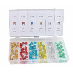 Bezpieczniki samochodowe zestaw mikro 120 sztuk