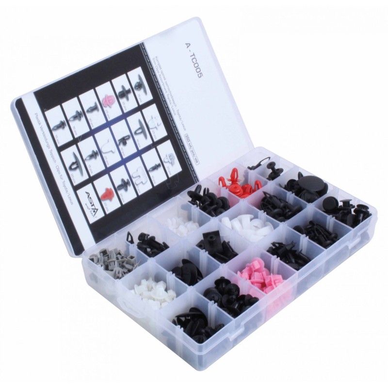 Spinki kołki klipsy samochodowe tapicerki toyota 350 szt