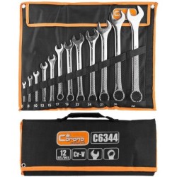 Klucze płasko-oczkowe polerowane c.v.