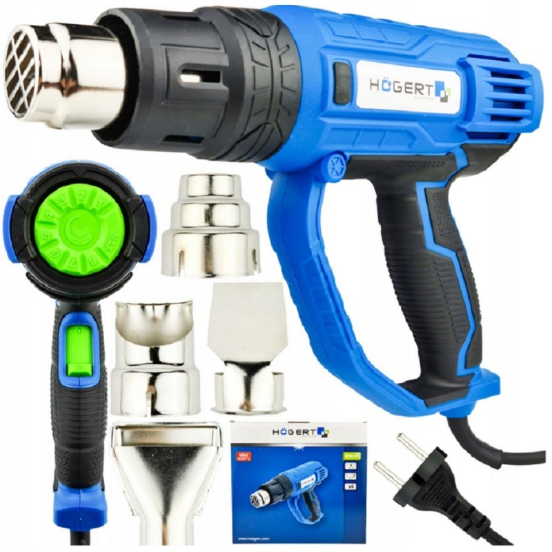 Opalarka 2000w dysze regulacja temperatury hogert