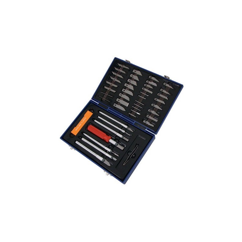 Zestaw skalpeli noży nożyków modelarskich 51 el