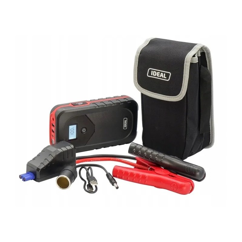 Rozruch powerbank ładowarka booster ideal x-starter 15 pro 14800 mah