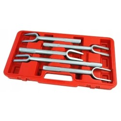 Zestaw ściągacz do sworzni kulistych drążków kierowniczych widelec