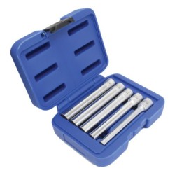 Nasadki klucze do głęboko osadzonych śrub 3/8 8-14mm 5 szt 120mm asta