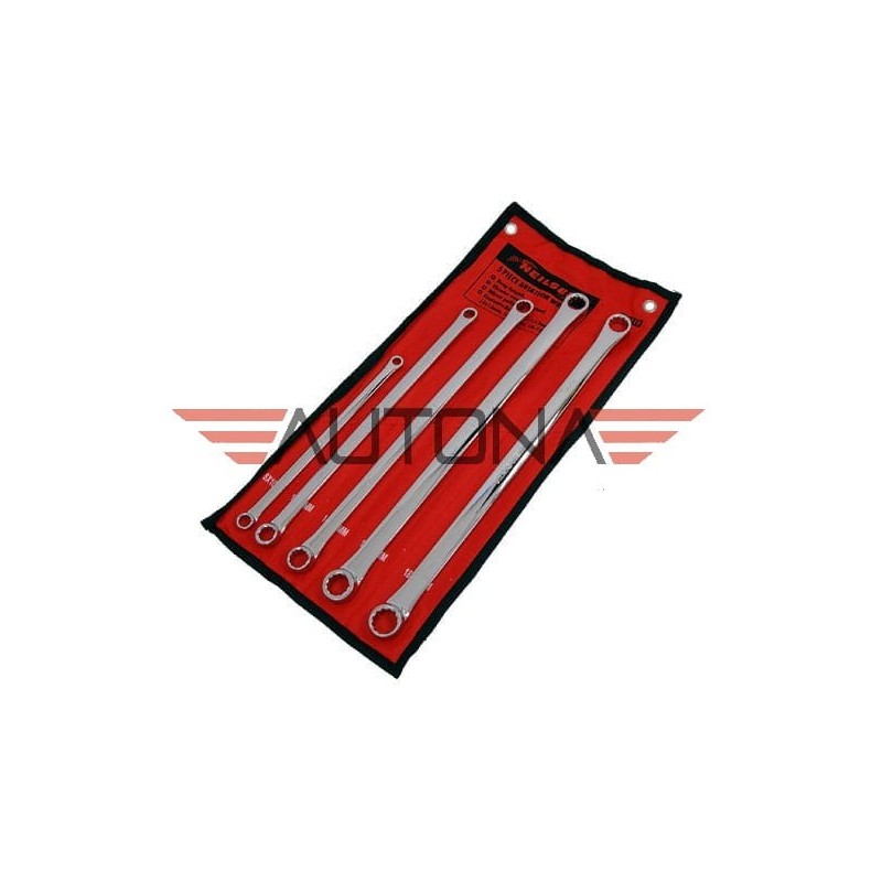 Klucze oczkowe długie zestaw kluczy oczkowych 8-19mm