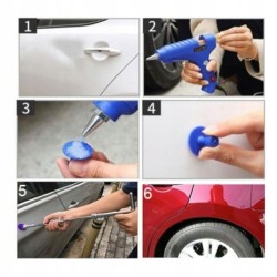 Zestaw do usuwania wyciągania wgnieceń w karoserii młotek pdr bezwładnościowy