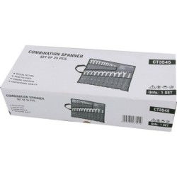 Klucze płasko oczkowe zestaw kluczy płasko oczkowych 6-32mm 25el