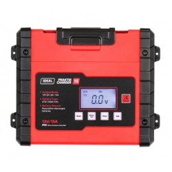 Prostownik automatyczny ideal praktik charger 15a lcd 12v