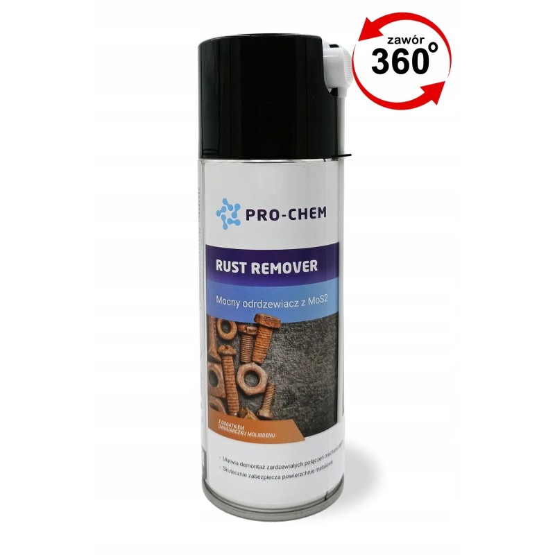 Mocny odrdzewiacz z mos2 400ml pro-chem