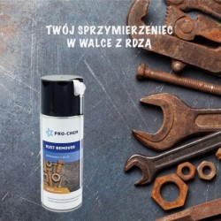 Mocny odrdzewiacz z mos2 400ml pro-chem