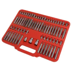 Набір біт шестигранних шліцьових torx 75 ел neilsen