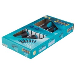 Hazet zestaw wkrętaków wkrętaki płaskie krzyżakowe śrubokręty 6el mocne