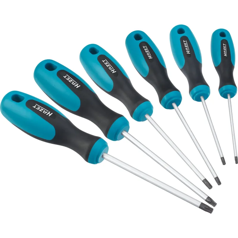 Hazet zestaw wkrętaków torx wkrętaki śrubokręty zestaw śrubokrętów t10-t30