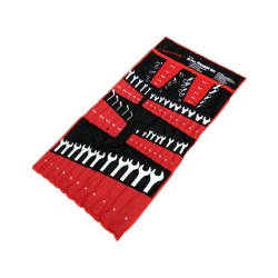 Zestaw kluczy płaskich płasko oczkowych 6-32 odgięte 6-15 typu c typu s