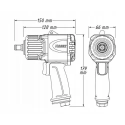 Hazet klucz pneumatyczny 1/2 udarowy 2200nm twin turbo