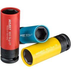 Hazet zestaw nasadek do alufelg 17,19,21mm nasadki udarowe