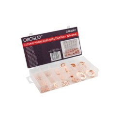 Zestaw podkładek miedzianych 220szt.