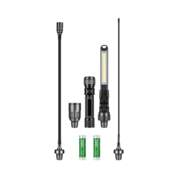 Workshop torch inspection lamp 4 led tips pro lena