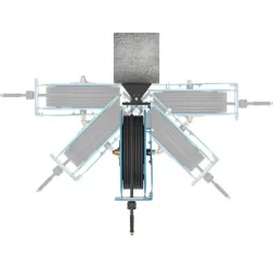 Hazet zwijadło pneumatyczne wąż automatyczne 20m 3/8"