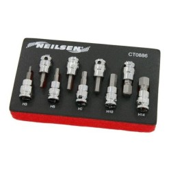 Zestaw bitów bity w nasadce klucze nasadki 3/8 trzpieniowe imbus hex h3-h14