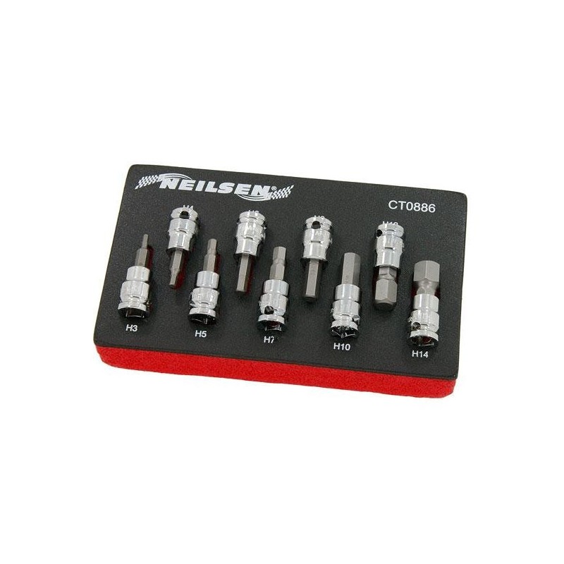 Zestaw bitów bity w nasadce klucze nasadki 3 8 trzpieniowe imbus hex h3-h14