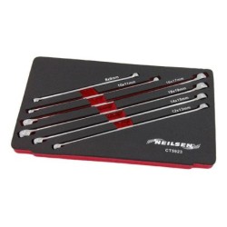 Zestaw długich kluczy oczkowych uszkodzonych śrub nakrętek 8-19mm neilsen