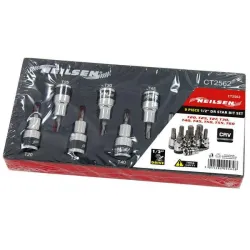 Набір насадок торцевий ключ 1/2 torx t20-t60 crv