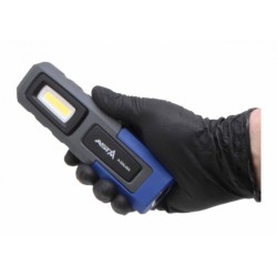 Latarka lampa warsztatowa akumulatorowa led cob 600lm asta