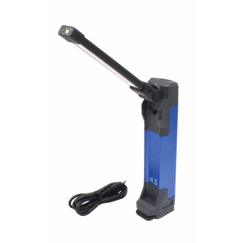 Latarka lampa warsztatowa akumulatorowa led cob 400lm uv asta