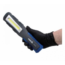 Latarka lampa warsztatowa akumulatorowa led cob 800lm powerbank asta