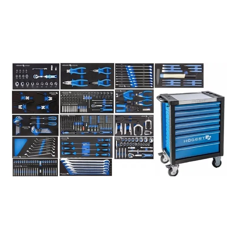 Hogert wózek warsztatowy narzędziowy szafka narzędziowa 346el