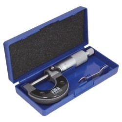 External vernier analogue micrometer 0-25mm 0.01 mm Satra