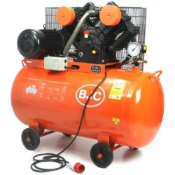 Kompresor sprężarka czterotłokowa olejowa 350l 12bar 1450l/min 7,5kw bjc