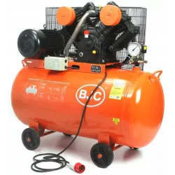 Kompresor sprężarka czterotłokowa olejowa 350l 12bar 1450l/min 7,5kw bjc