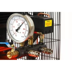 Kompresor sprężarka czterotłokowa olejowa 350l 12bar 1450l/min 7,5kw bjc