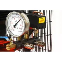 Kompresor sprężarka czterotłokowa olejowa 350l 12bar 1450l/min 7,5kw bjc