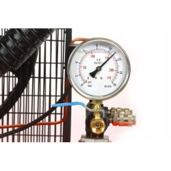 Kompresor sprężarka czterotłokowa olejowa 350l 12bar 1450l/min 7,5kw bjc