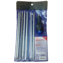 Wkrętak z bitami torx ts 8el.