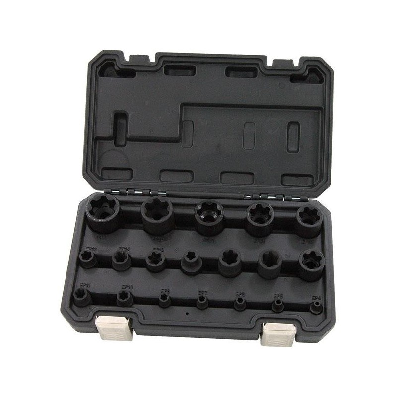Nasadki klucze zestaw nasadek kluczy e torx plus udarowe ep4-ep32 tesla