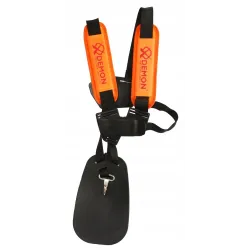 Harness for petrol scythes carrying straps harness
