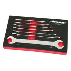 Super thin spanners 6-19mm with ratchet function 7 el. neilsen
