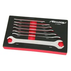 Super thin spanners 6-19mm with ratchet function 7 el. neilsen