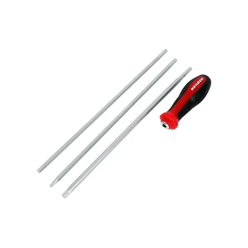 Zestaw wkrętaków długich regulacji reflektorów lamp torx t25 imbus h6 h7