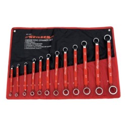 Bent ring spanners set 6-32 mm 12pcs bent