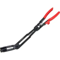 Double jointed bent long pliers 430mm