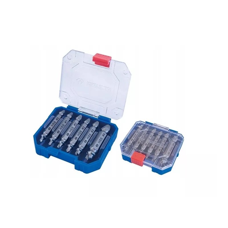 Zestaw wykrętaków do uszkodzonych śrób 2-12 mm
