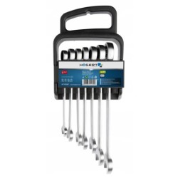 Klucze płasko oczkowe z grzechotką hogert ht1r397